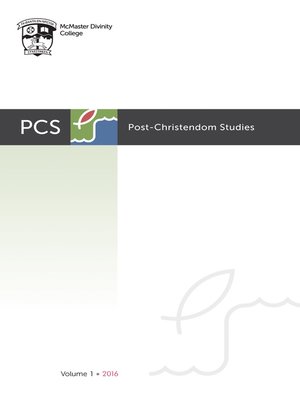 cover image of Post-Christendom Studies